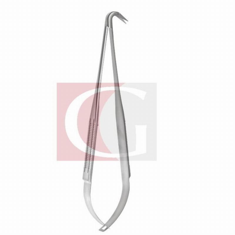 Коронарні мікроножиці за Якобсоном, з пласкою ручкою, лезо 125 градусів (Гайстер, 03-0038.23)